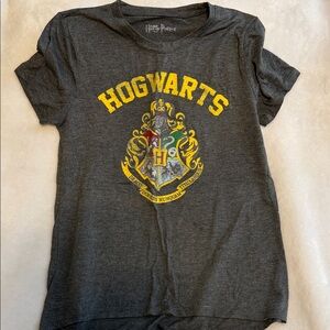 Warner Bros. Hogwarts Crest Dark Gray Junior Tee